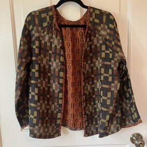 Ace & Jig Reversible Cardigan - Castle & Hero Textiles | Size Large